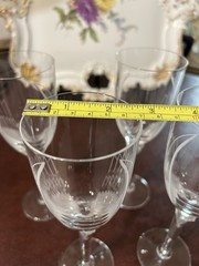 Set of 2 LALIQUE CRYSTAL ANGEL Frosted Crystal Champagne Flutes Signed Glasses