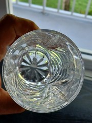 Set of (3) Shannon by Godinger Dublin Crystal 5 1/2″ Highball Drinking Glasses.