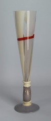 Carlo Moretti Champagne Flute Signed 2005 Murano Glass
