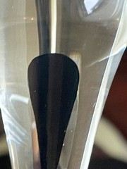 Pair of Orrefors Intermezzo Blue Champagne Flutes by Erika Lagerbielke 10″