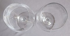2 Red Wine Goblets Glasses Spiegelau Crystal Authentis Pattern 8 5/8″
