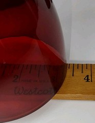 Set of 4 Anchor Hocking Royal Ruby Red Windsor 9 oz. Flat Water Tumblers 1950’s