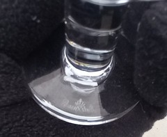 Rosenthal Glass Barware 6x Pieces of Drinkware «PLUS» Pattern 1980s