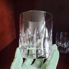 Mikasa MARQUETTE Crystal Rocks Old Fashion Whiskey Glasses set of 4 Holds 8 Oz