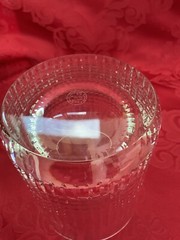 NIB FLAWLESS Glass BACCARAT France NANCY Crystal TRIPLE 18 Oz TUMBLER ICE HOLDER