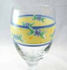 Pfaltzgraff SUMMER BREEZE Iced Tea Goblet(s) Measures 7 1/8″ x 3 1/4″