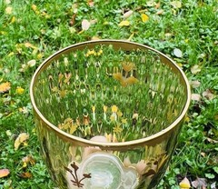 Sevres Tea Gold Flat Tumbler Glass Verre Gobelet A The Cristal Grave Or Baccarat