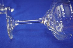 Baccarat Capri Optic (2) Sherbet or Champagne Glasses, 5 1/4″ (B40)