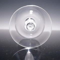 Lalique Diamant Crystal Water Goblet – Signed France, Original Box, Retired