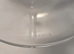 Lenox Crystal Opal Innocence 8.5″ Tall Water / Wine Glasses Set 4 Discontinued