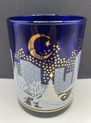 1- Noritake Cobalt Blue Twas The Night Before Christmas Old Fashioned