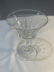 4 Sorrento Champagne Fidenza Vetraria Italy Vintage Italian set of 4 Clear