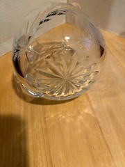 Royal Brierley Crystal Water Juice Jug Pitcher 6″H VERY HEAVY