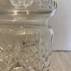 Royal Irish Crystal 8” Biscuit Cookie Jar With Lid