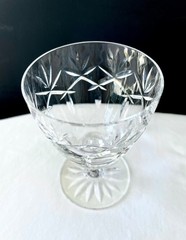 2 VTG Webb Corbett Crystal 4” Wine/Cordials Glasses Prince Charles Pattern