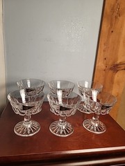 Royal Crystal Rock Goblets ~ RCR Zeus Crystal Glasses w/ Original Box ~ 4-1/2”