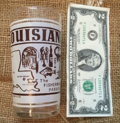 7 Vintage State Souvenir Drinking Glasses Tumblers – VT AL NC ND RI LA MS