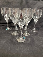 TIFFANY & CO Crystal Denise wine/water goblets