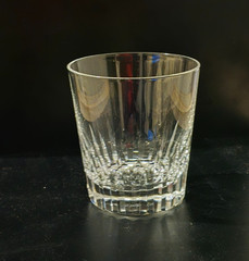 Baccarat Crystal Three-Tiered Spear Cut Old Fashioned, 3 7/8″ Tall