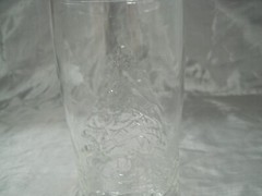Vtg Arcoroc HOLLY TREE Christmas Set of 4~5-7/8″ Flat Tumblers 16 oz France EC 2