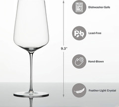 Denk’Art Universal Wine Glass Hand-Blown Crystal