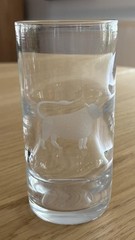 4 Kosta Elis Bergh 5.5″ Deco Zodiac Engraved Glasses Gemini Aries Taurus Cancer