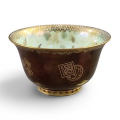 Nouveau Rare Daisy Makeig-Jones Wedgwood Fairyland ruby lustre bowl Z4827 c.1914
