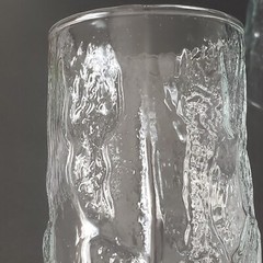 3 MCM Libbey Normandy Glacier Ice Tumblers Water or Tea or Beer Clear Glass