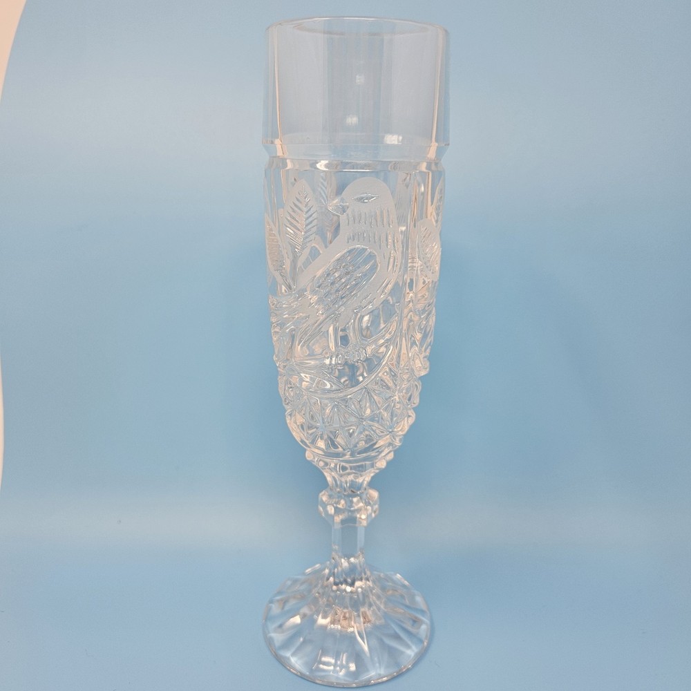 Hofbauer The Byrdes Collection German Crystal Champagne Flute Clear 7.5″