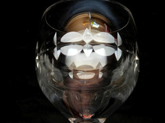 Lenox Candleglow Cut Crystal Wine Glasses 6.125″ Vintage Set of 4 + Free Spare