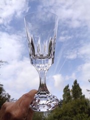 Baccarat D’Assas Assas Wine Glass Weingläser Verre A Vin Cristal Taillé