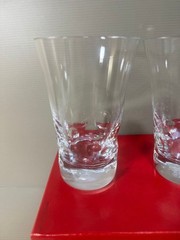 Baccarat 2452 Glass 2 Customers Unused with Box Collectible