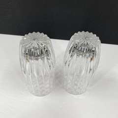 Mikasa Park Lane Cut Crystal 10 oz Highball Tumblers Glasses 5 5/8» Lot of 2