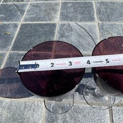 Pair Vintage Cambridge Aurora Amethyst Claret Wine Glass 5 1/4 » Very Pretty