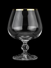 Crystalex Bohemia Golden Celebration Claudia Set of Glasses, 24 pieces