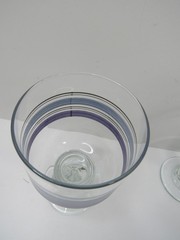 6 Vintage Pfaltzgraff 7″ Rio Pattern 15 oz Iced Tea Water Goblets Glasses GUC