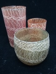 COLOUR CRAFT SPAGHETTI STRING Roly Poly Rocks Tumblers Set of 15, Free Shipping!