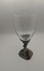 Vintage The Wizard Of Oz Land Of Oz Comstock Pewter Tornado Wine Glass Rare Wow