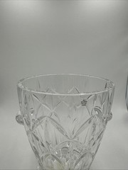 LENOX SHOOTING STAR CHAMPAGNE ICE BUCKET, Cut Lead Crystal Made Czech Republic
