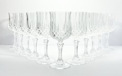 Cristal d’Arques “Longchamp” Set of 11 Crystal Water Glasses 7 1/4” 8oz