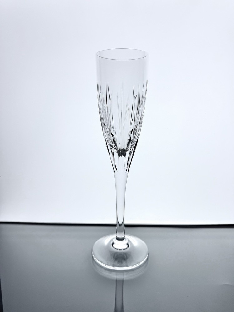 Stuart Litchfield Clear (Cut) – Fluted Champagne Glass, 9”