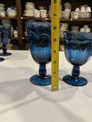 Provincial-Colonial (Dark) Blue by Noritake – 22pcs of Vintage Glassware