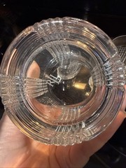RALPH LAUREN Glen Plaid DOUBLE OLD FASHIONED GLASS 4 1/8″ – Lot If 3
