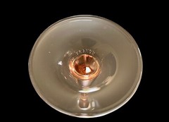 Set of 2 Cristal d’Arques Durand ROSE Pink 8.75” Fluted Champagne Glasses France
