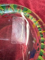 Royal Danube Hand Painted Floral Butterfly Crystal Glass Bowl/Vase Romania GREAT