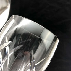 1ct Waterford Crystal Wine Goblet John Rocha 9-7/8″ Signature 100489 Mark Chip