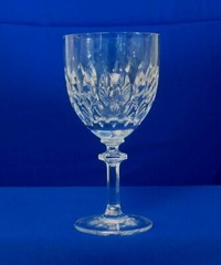 Gorham Althea Water Goblet 7″ Vertical Cuts on Bowl Knob Stem Germany