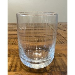 Tabla Crystal Drizzle Set Of 6 Highball Glass (4) and Lowball Glass (2). Excell