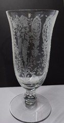 Set of 5 Vintage Tiffin Franciscan June Night Crystal #17392 Etched FloralGoblet