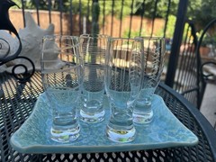Set of 4 Mikasa Cheers Selections 3 fl Oz Shot Glasses Party Celebration